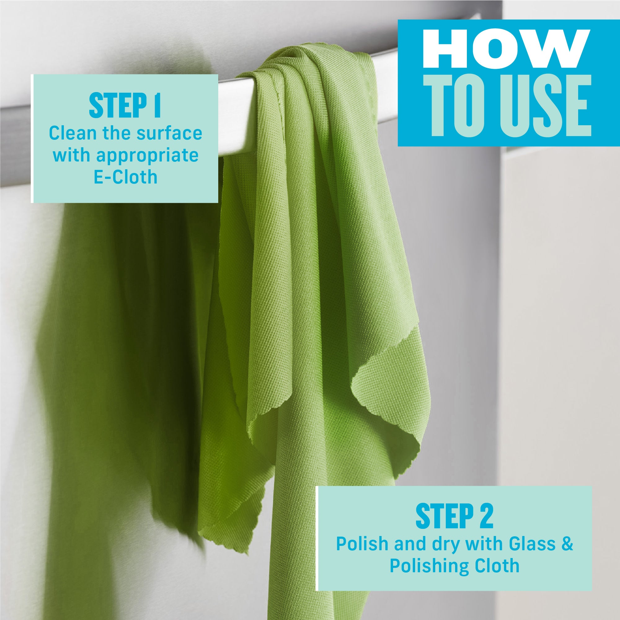 Glass & Polishing Cloth Assorted Multipack