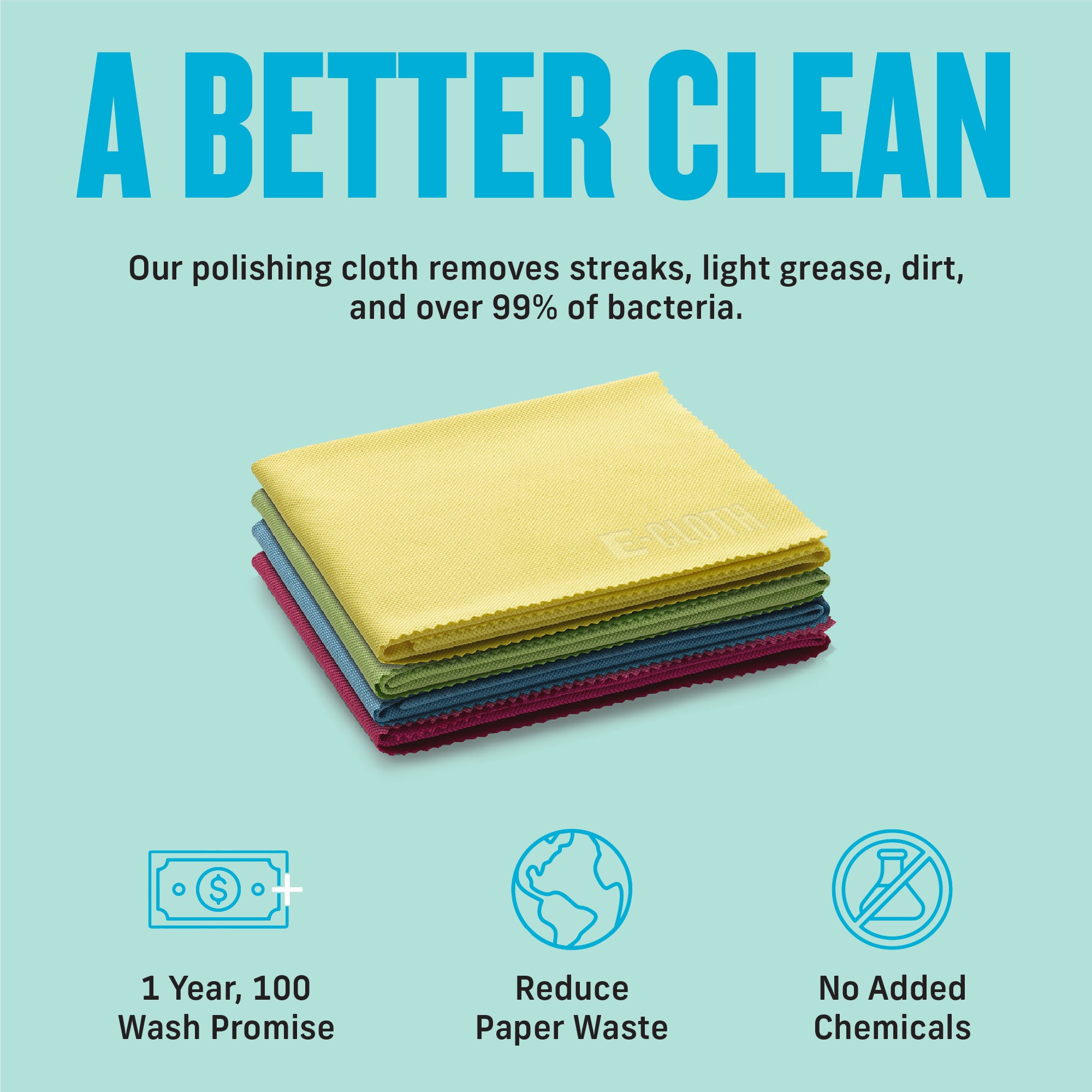 Glass & Polishing Cloth Assorted Multipack