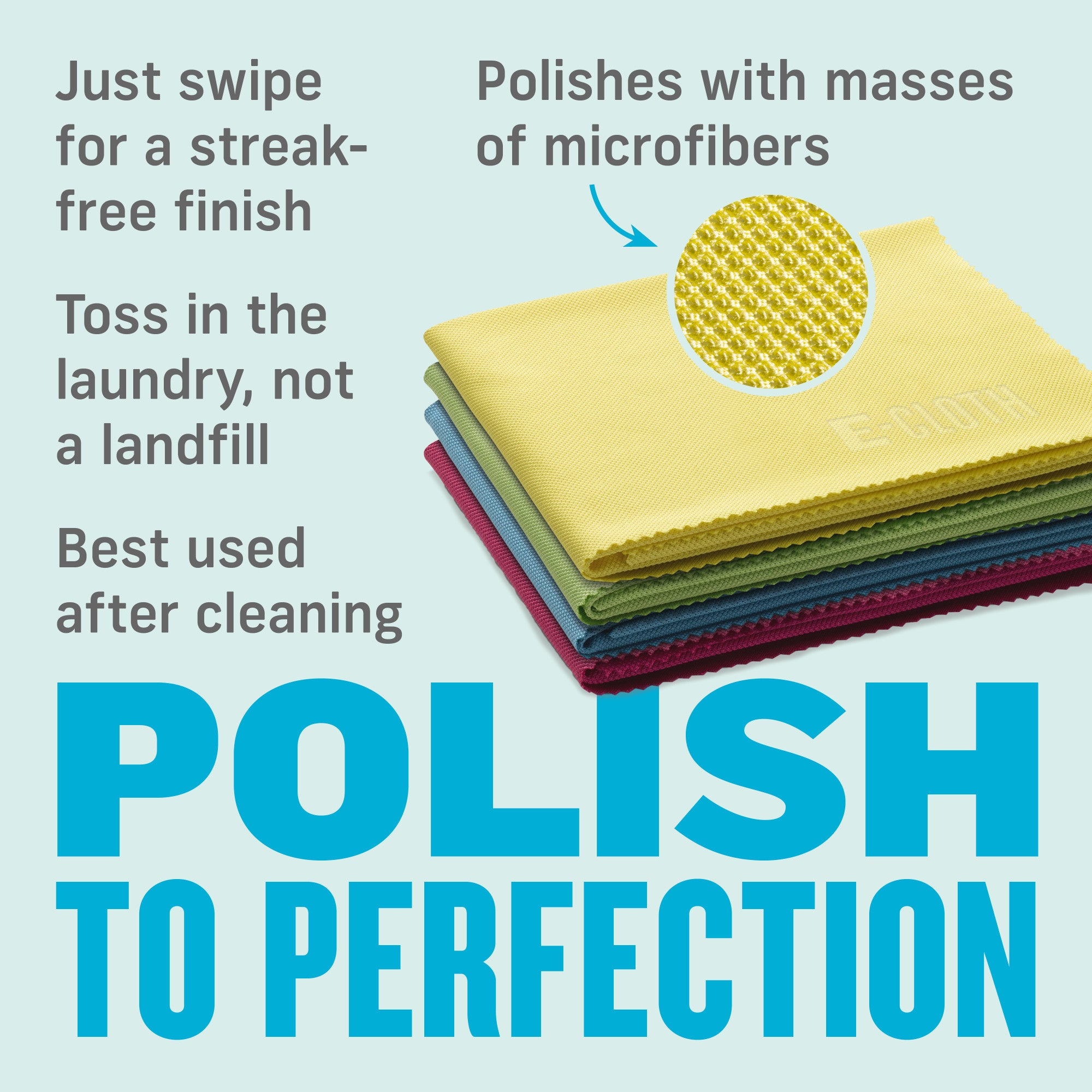 Glass & Polishing Cloth Assorted Multipack