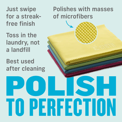 Glass & Polishing Cloth Assorted Multipack